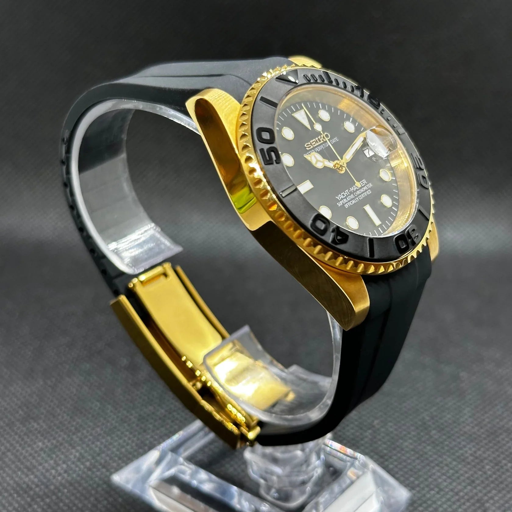 WATCH MOD YACHT | GOLD BLACK