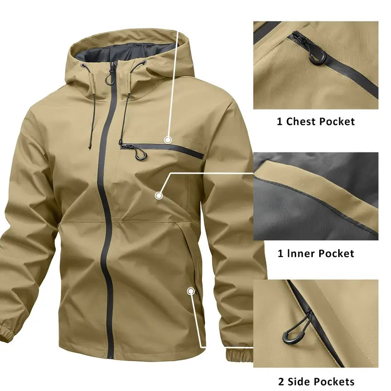 🔥LAST DAY SALE- 49% OFF⛰️3-in-1 Waterproof Men's Jacket – Rain, Wind & Cold, All Covered - PURECLO
