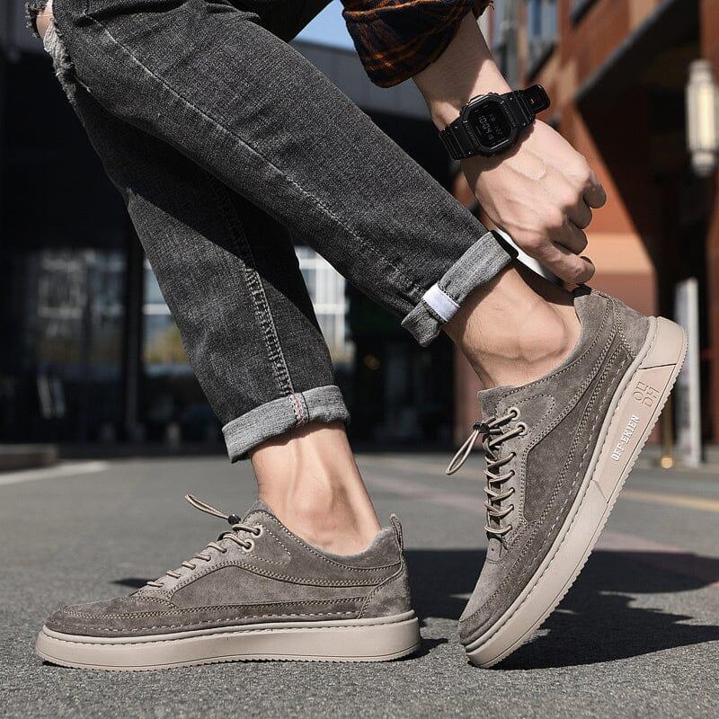Casual Urban Houston Sneakers Suede - Pure - PURECLO