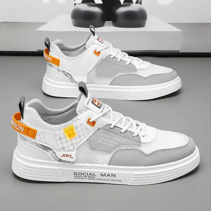Men's Casual Sneakers New Social Man - Pure - PURECLO