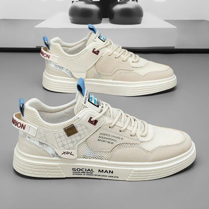 Men's Casual Sneakers New Social Man - Pure - PURECLO