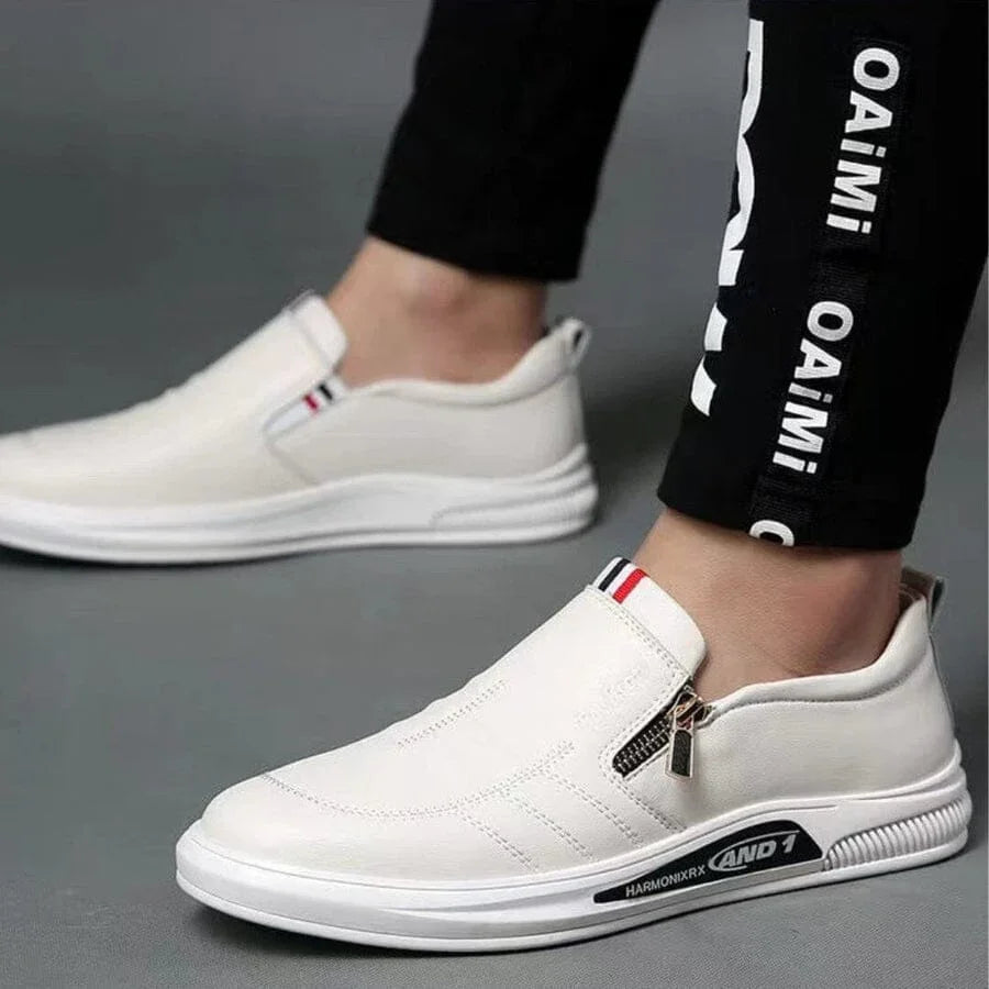 Ultra Comfortable Men's Slip-On Sneakers + Gift - Pure - PURECLO