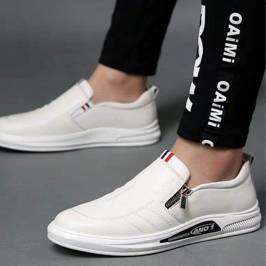 Ultra Comfortable Men's Slip-On Sneakers + Gift - Pure