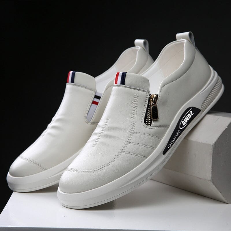 Ultra Comfortable Men's Slip-On Sneakers + Gift - Pure