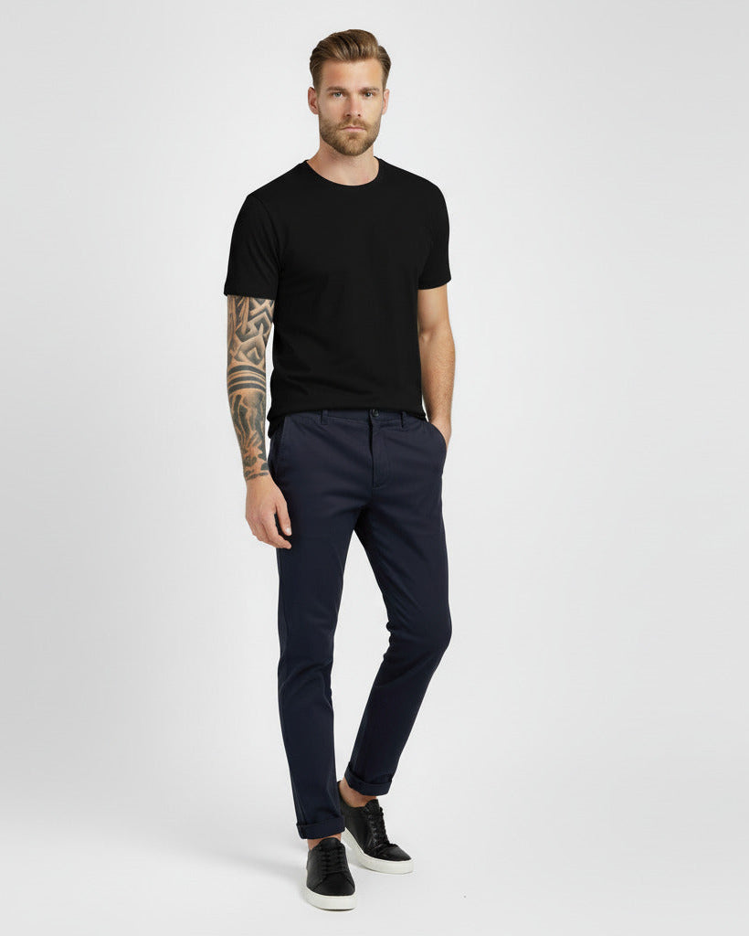 Kit 6 Camisetas Algodão Egípcio