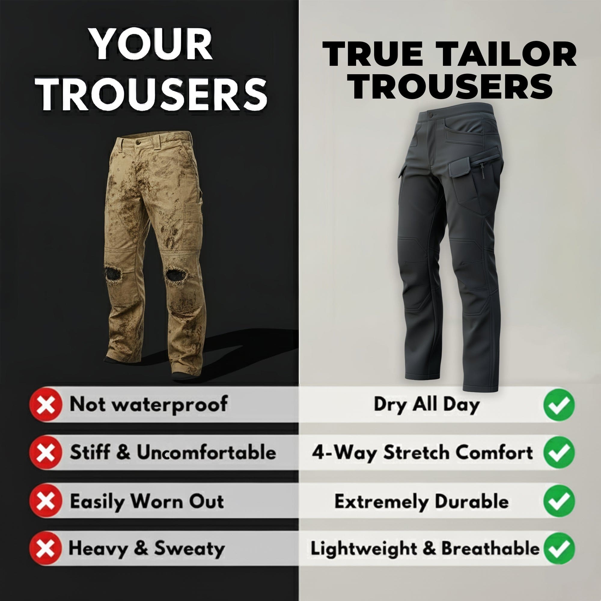 Fleece Lined Waterproof Utility Trousers